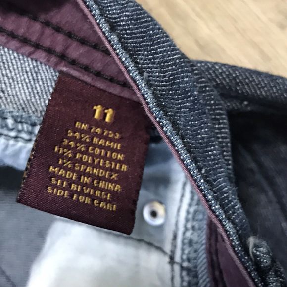 Zana Di Style Denim Capri Jeans or Long Shorts ~ Sz 11 ~ Mid Rise ~ 16" Inseam - Picture 3 of 4